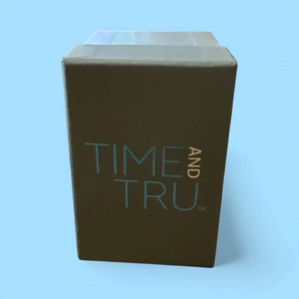 Time & Tru White Strap Easy-Read Dial Watch | Silver Case | Women’s Quartz